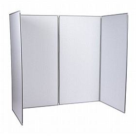 Division Wipeable Folding Privacy Booth - Office Accessories