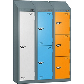 Pure Junior Sloping Top School Lockers with Cam Lock