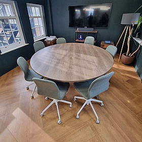 Reflex Round Boardroom and Conference Tables - Meeting Room