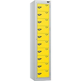 Pure Antibacterial 10 Compartment Garment Dispenser Lockers with Cam Lock