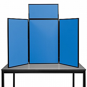 3 Panel Maxi Desktop Folding Display Boards - Display Equipment