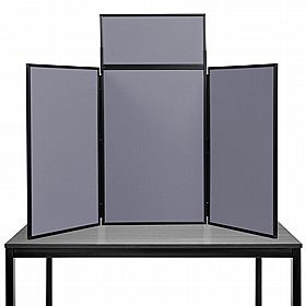3 Panel Maxi Desktop Folding Display Boards - Display Equipment
