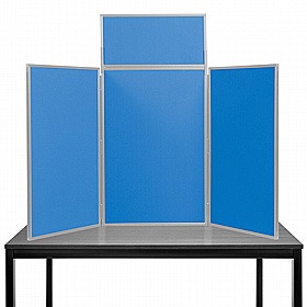 3 Panel Maxi Desktop Folding Display Boards - Display Equipment