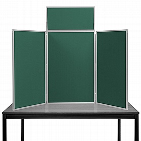 3 Panel Maxi Desktop Folding Display Boards - Display Equipment
