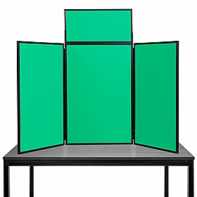 3 Panel Maxi Desktop Folding Display Boards - Display Equipment