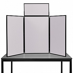 3 Panel Maxi Desktop Folding Display Boards - Display Equipment