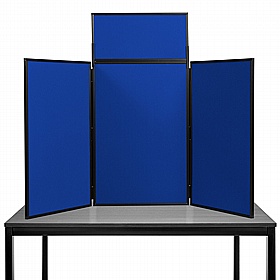 3 Panel Maxi Desktop Folding Display Boards - Display Equipment