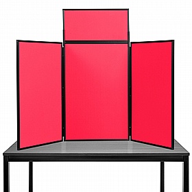 3 Panel Maxi Desktop Folding Display Boards - Display Equipment