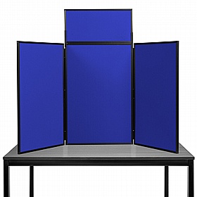 3 Panel Maxi Desktop Folding Display Boards - Display Equipment
