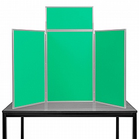 3 Panel Maxi Desktop Folding Display Boards - Display Equipment