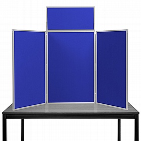 3 Panel Maxi Desktop Folding Display Boards - Display Equipment