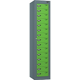 Pure Antibacterial 15 Compartment Garment Dispenser Lockers with Cam Lock
