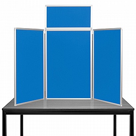Maxi Plus 3 Panel Desktop Folding Display Boards - Display Equipment