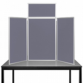 Maxi Plus 3 Panel Desktop Folding Display Boards - Display Equipment