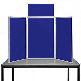 Maxi Plus 3 Panel Desktop Folding Display Boards - Display Equipment