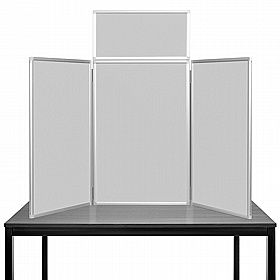 Maxi Plus 3 Panel Desktop Folding Display Boards - Display Equipment