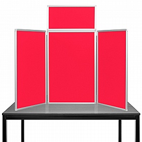 Maxi Plus 3 Panel Desktop Folding Display Boards - Display Equipment