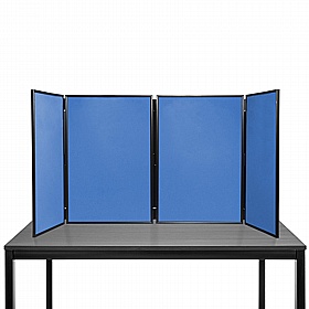 4 Panel Maxi Desktop Folding Display Boards - Display Equipment