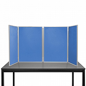 4 Panel Maxi Desktop Folding Display Boards - Display Equipment