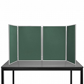 4 Panel Maxi Desktop Folding Display Boards - Display Equipment