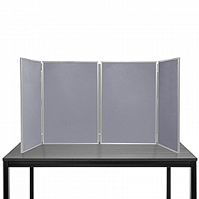 4 Panel Maxi Desktop Folding Display Boards - Display Equipment