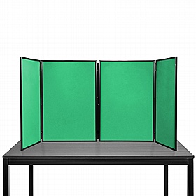 4 Panel Maxi Desktop Folding Display Boards - Display Equipment
