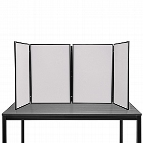 4 Panel Maxi Desktop Folding Display Boards - Display Equipment