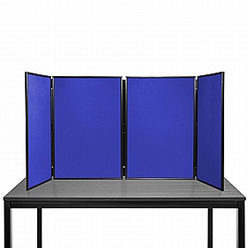4 Panel Maxi Desktop Folding Display Boards - Display Equipment