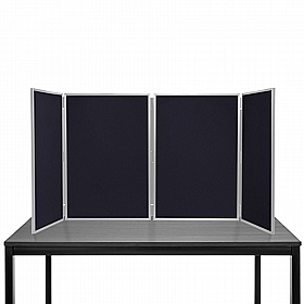 4 Panel Maxi Desktop Folding Display Boards - Display Equipment