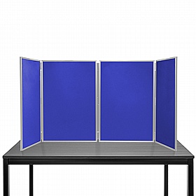 4 Panel Maxi Desktop Folding Display Boards - Display Equipment
