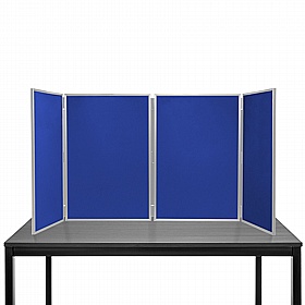 4 Panel Maxi Desktop Folding Display Boards - Display Equipment