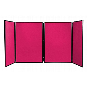 4 Panel Maxi Desktop Folding Display Boards - Display Equipment