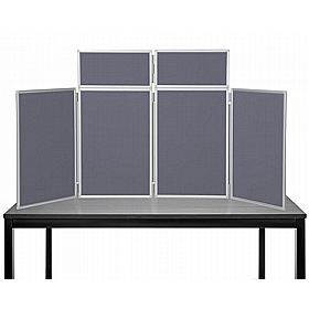 Maxi Plus 4 Panel Desktop Folding Display Boards - Display Equipment