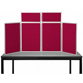 Maxi Plus 4 Panel Desktop Folding Display Boards - Display Equipment