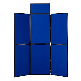 6 Panel Floorstanding Folding Display Boards - Display Equipment