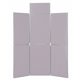 6 Panel Floorstanding Folding Display Boards - Display Equipment