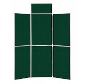 6 Panel Floorstanding Folding Display Boards - Display Equipment