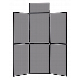 6 Panel Floorstanding Folding Display Boards - Display Equipment