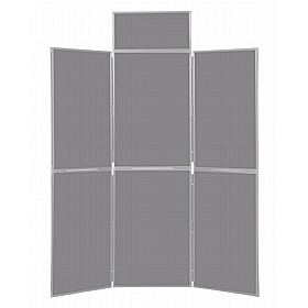 6 Panel Floorstanding Folding Display Boards - Display Equipment