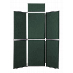 6 Panel Plus Floorstanding Folding Display Boards - Display Equipment