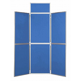 6 Panel Plus Floorstanding Folding Display Boards