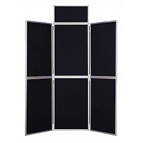 6 Panel Plus Floorstanding Folding Display Boards - Display Equipment