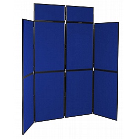 8 Panel Floorstanding Folding Display Boards - Display Equipment