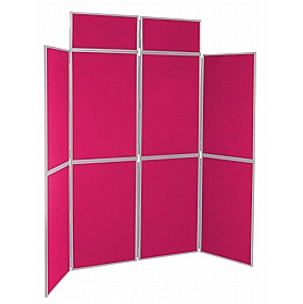 8 Panel Floorstanding Folding Display Boards