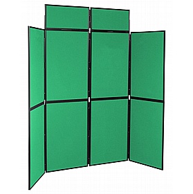 8 Panel Floorstanding Folding Display Boards - Display Equipment