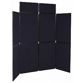 8 Panel Floorstanding Folding Display Boards - Display Equipment