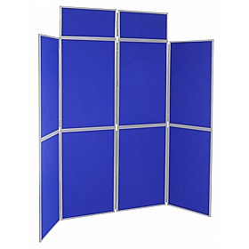 8 Panel Floorstanding Folding Display Boards - Display Equipment