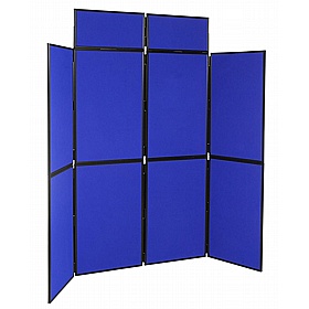 8 Panel Floorstanding Folding Display Boards - Display Equipment