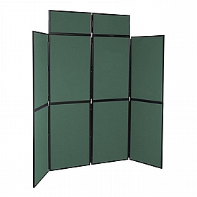 8 Panel Floorstanding Folding Display Boards - Display Equipment