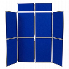 8 Panel Plus Floorstanding Folding Display Boards - Display Equipment